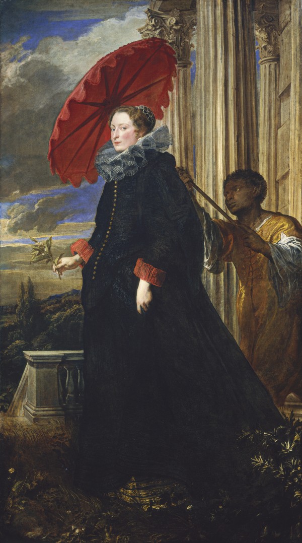 Portrat der Marchesa Elena Grimaldi, Gattin des Marchese Nicola Cattaneo by Anthony van Dyck